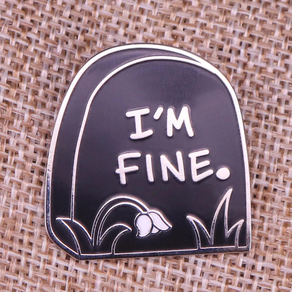 

Grave Tomb creepy halloween traditional Cemetery Dead Buried Lapel Pin