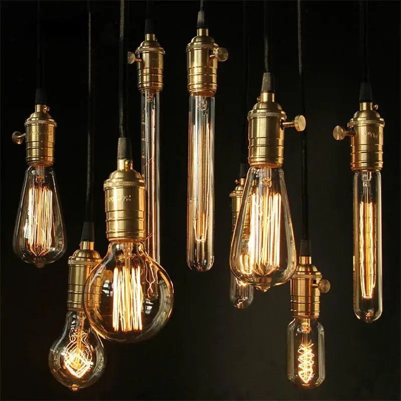 Lâmpadas Incandescentes ampola vintage g80 edison lâmpada Edison Incandescent Bulbs Base Tipo : E27 Incandescent Bulb