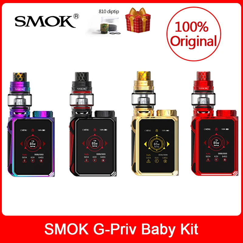 Original SMOK G-Priv Baby Kit Luxe Edition 85W with V12 Baby Prince Tank 4.5ml+Q4/Q2 coils Electronic cigarette smok g priv baby Original SMOK G-Priv Baby Kit Luxe Edition 85W with V12 Baby Prince Tank 4.5ml+Q4/Q2 coils Electronic cigarette smok g priv baby