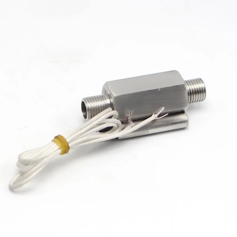 

110V 1/4" Mini Male Thread Stainless Steel Metal Shell Liquid Water Flow Sensor Switch ZFS-01S