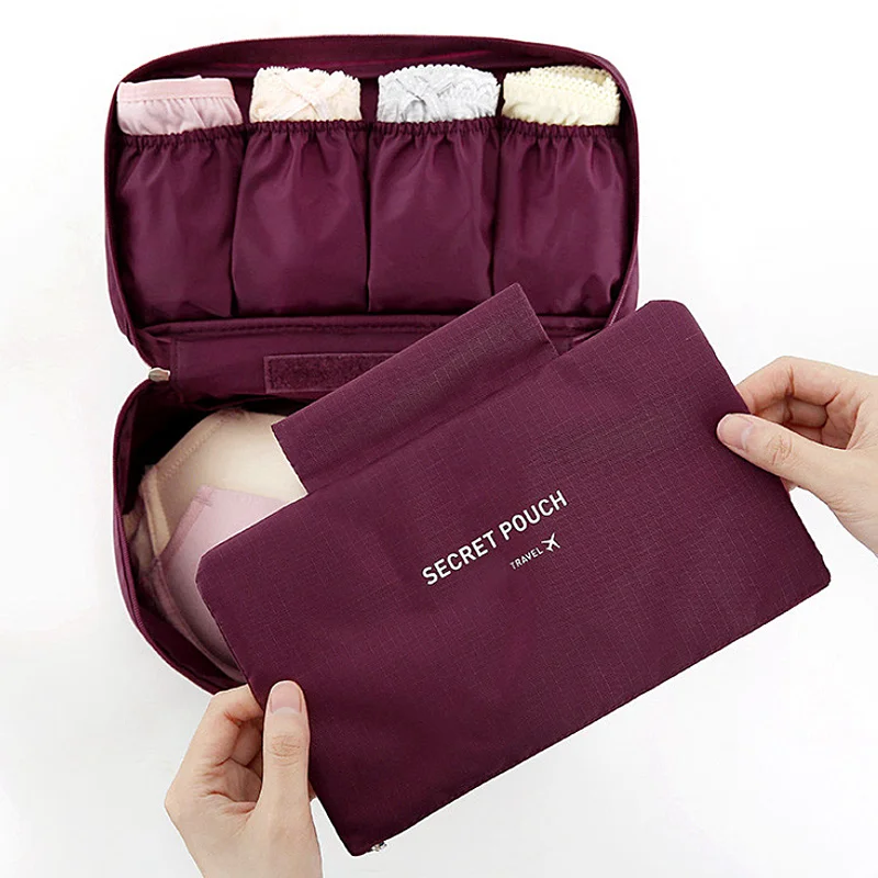 JJDXBPPDD Cosmetic Bag Korean Makeup Organizer Underwear Bra Makeup