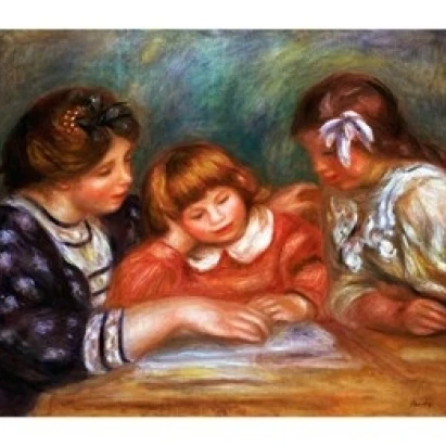 The Lesson  1906 Poster Print by Pierre-Auguste Renoir (24 x 18)
