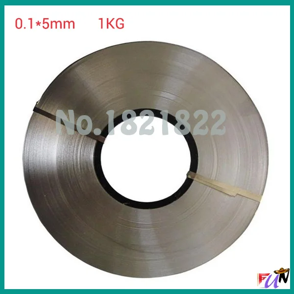 

0.1x5mm 1kg per roller battery nickel steel welding tab panel solder tab 18650 welding machine with different size