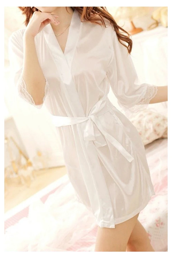 SNOWINSRPING Women Lady Sexy Sleep Robe Sleepwear Nightwear Nightin