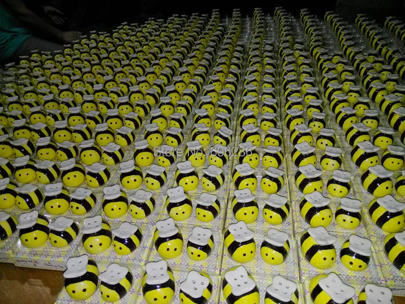 50 шт.(25 комплектов)/лот «Mommy and Me» медоносной пчелы Керамика набор графинчиков баночка для специй, соли и перца Свадебные и душа ребенка благоприятствует