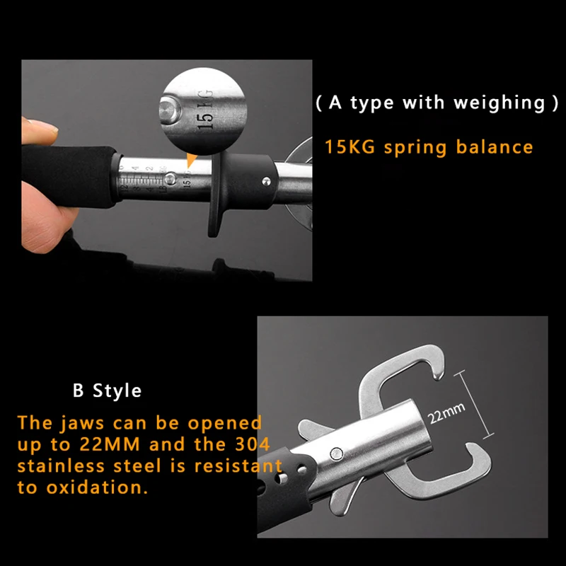 Портативный рыболовный захват из нержавеющей стали, захват для рыбы, губ, захват для ловли карпа, зажим для губ, Эва ручка, снасти, инструменты, Pesca