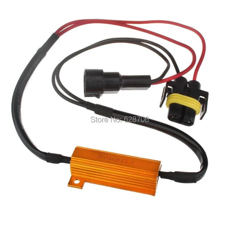 

2Pcs Quality 50W Car LED Head light Turn Singal Load Resistor Canbus Error Free for BMW for Audi Wiring Canceller Decoder