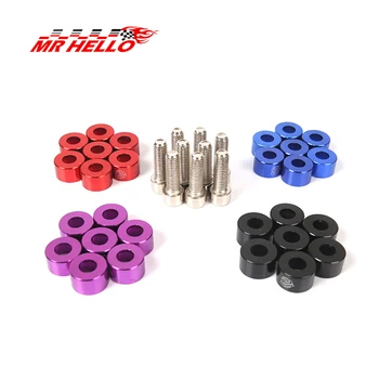 

M8 Pcs/Pack JKdreamer Aluminum Fender Washers and Bolt for honda Air inlet manifold,engine