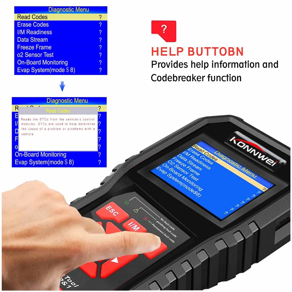 OBDII OBD2 сканер диагностический инструмент для автомобиля Авто Код двигателя