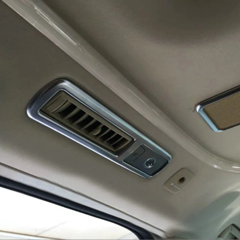 Для Toyota Alphard Vellfire интерьерная крыша задняя воздушная confialer AC Vent Outlet крышка наклейки Декор Плесень планки