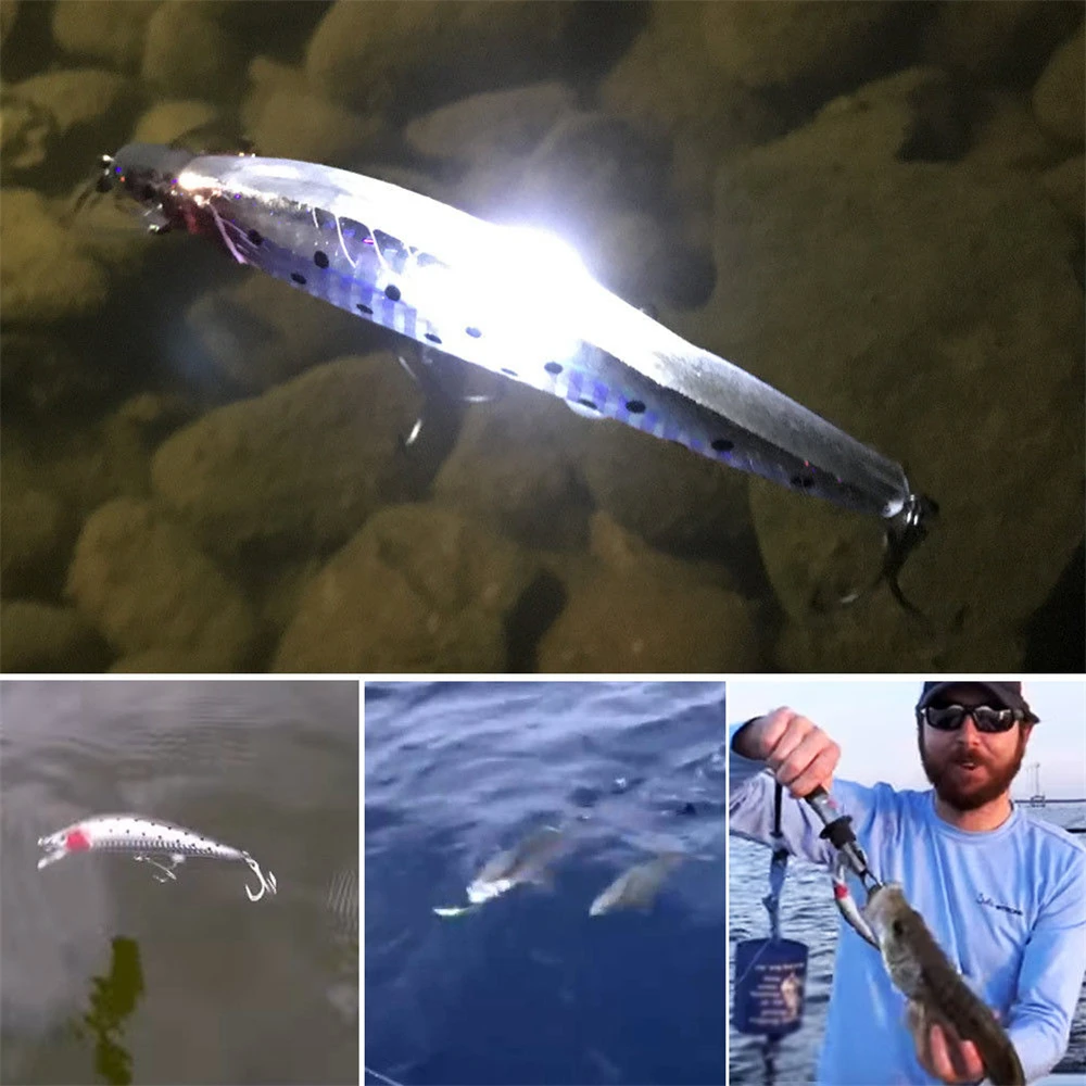 Fish Bait Genuine Twitching Fishing Lure Rechargeable With USB Charger