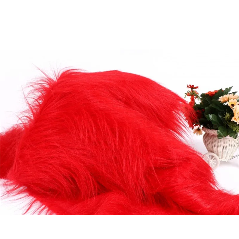 Multi Colors Plush Toy Fabric, Luxury 9cm Long Hair, Faux Fur Fabric, Boots,Dolls,Hats DIY Cosplay Background Fur 1 Meter