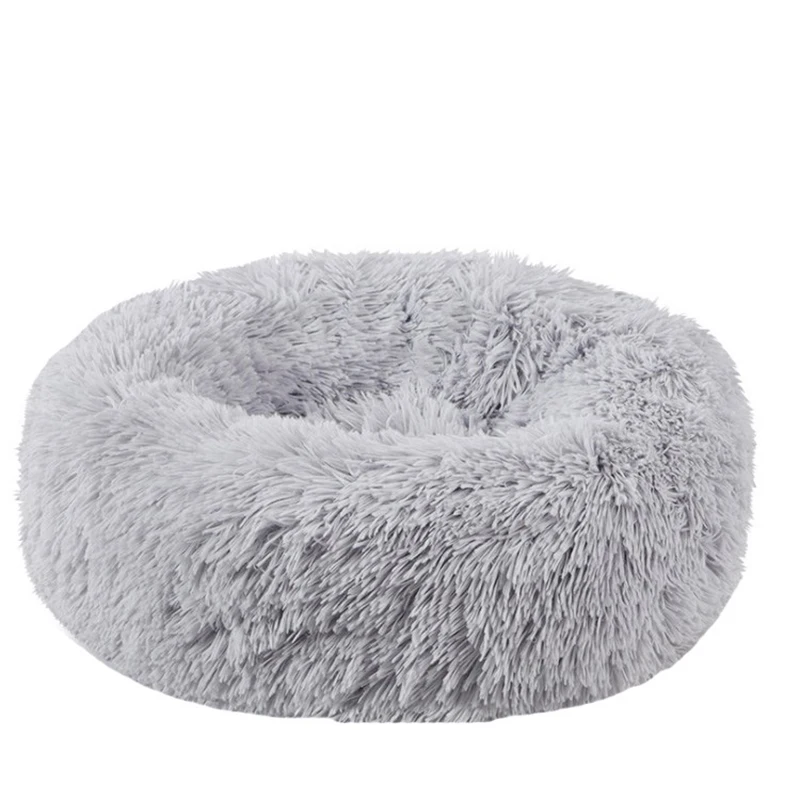 Plush Cat Bed Pet House Soft Long Plush Cat Cushion Mat Dog Bed For Small Dog Cat Nest Winter Warm Kitty Sleeping Bed Puppy Mat6
