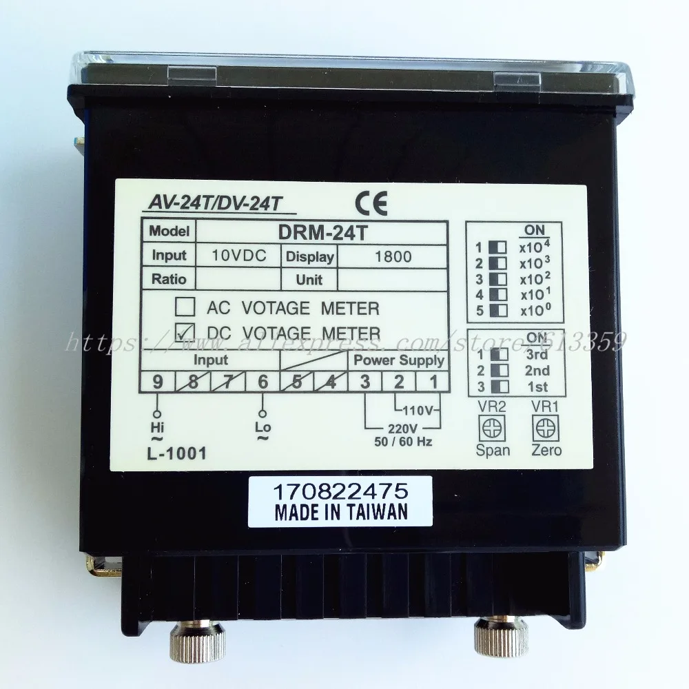 DRM-24T FOTEK DC Цифровой измеритель масштаба и датчик