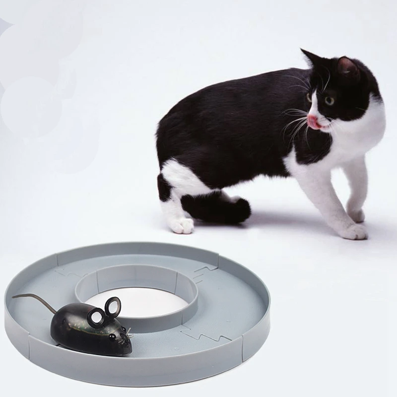 [MPK Store] Cat Toy, Dual Battery Powered Electric Mouse Toys for Cats and Kittens, Optional Running Track Available
