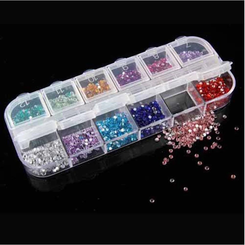 

Hot sale! 1500pcs/lot 2.0MM crystal rhinestones with glue, flatback crystal stones for clothing Nail art decoraion rhinestone