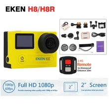 Original EKEN H8R H8 Sport action camera VR360 Remote Control ultra 4K/30fp WiFi 2.0″ Dual LCD Helmet Cam waterproof Sport DV