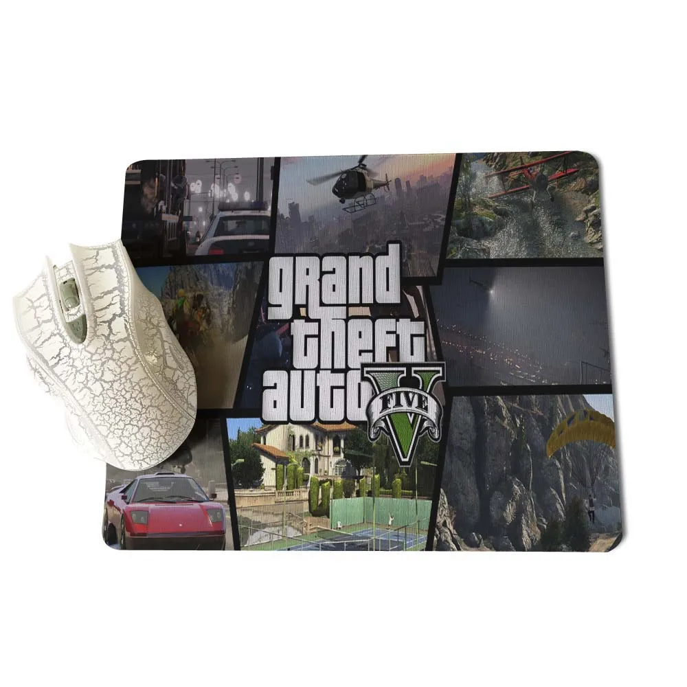 Mairuige 220X180X2 мм GTA V Grand Theft Auto V Rockstar Games компьютерная игровая скорость коврик для мыши геймер игровые коврики - Цвет: 22X18CM