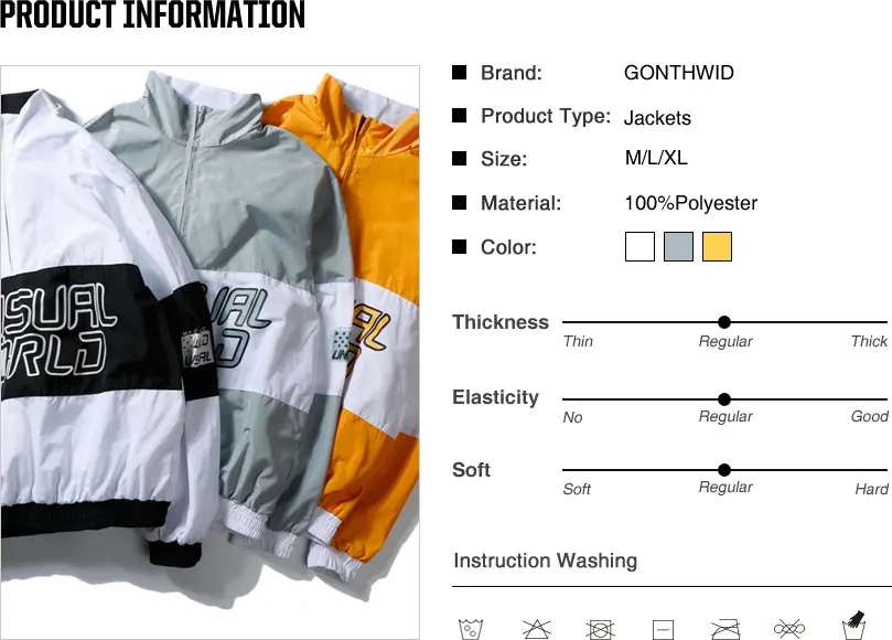 Color Block Patchwork Pullover Jackets