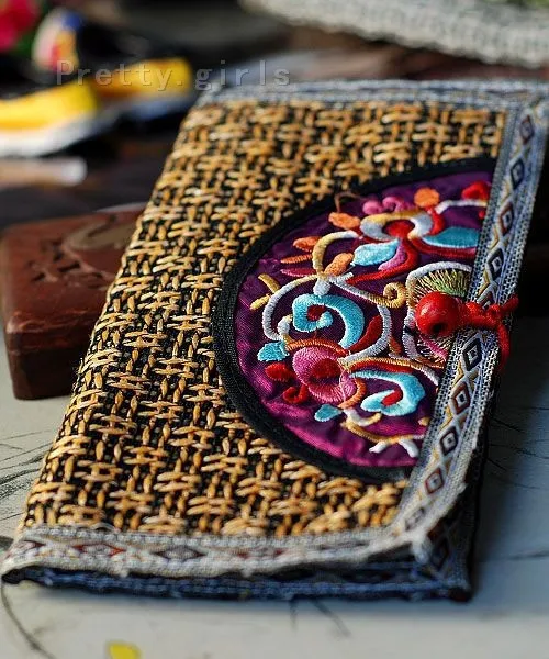 Min order is $15 (mix order)Chinese National Style Fashion Lady's Long Wallet Handmade Boutique Special Quality | Багаж и сумки