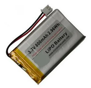

Free shipping 2pcs/lot 334348 800mAh 3.7V polymer lithium battery li-ion rechargeable battery