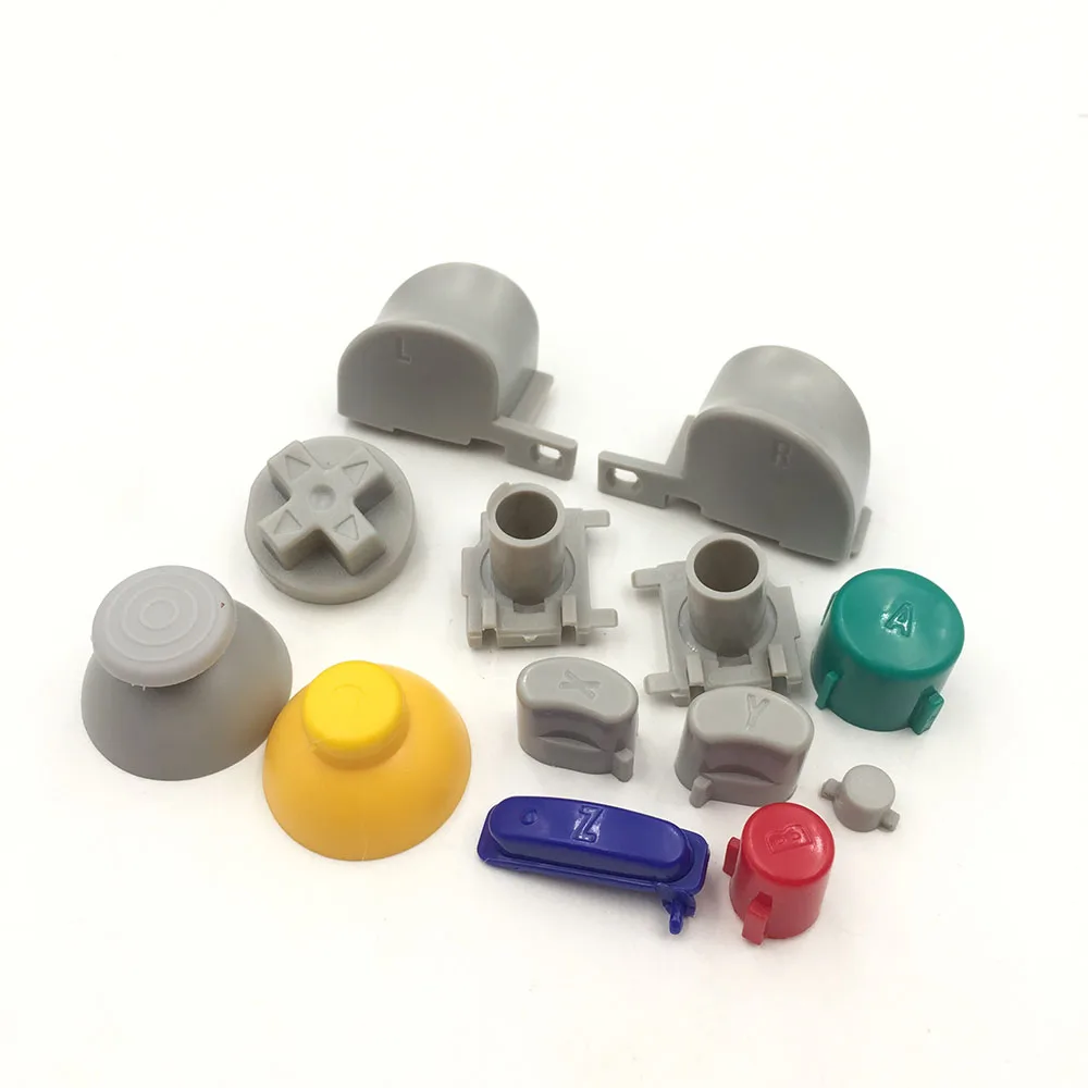 

30sets Trigger Buttons L R D-pad Mod Kit Set for Nintendo NGC GameCube Controller Thumbstick Button