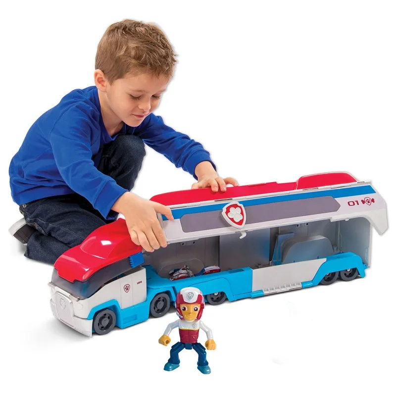 Paw Patrol Dog Patrol Car Big Bus Mobile Rescue Puppy Patrol Deformation Anime Action Figures Juguetes Toys Kids Toys Gifts