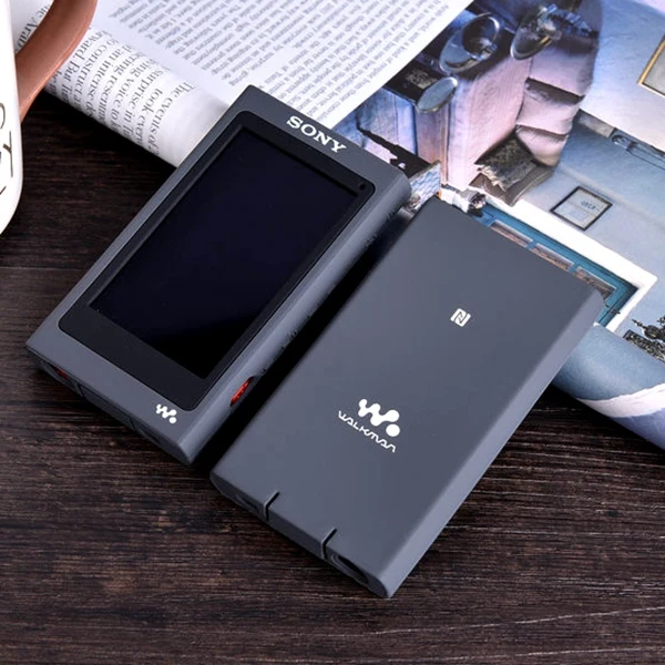 Резиновый чехол для sony Walkman A45 A46 A47 A40 с Экран защитная Пленка чехол для sony NW-A35 A36 A37 A35HN A36HN A37HN - Цвет: Черный