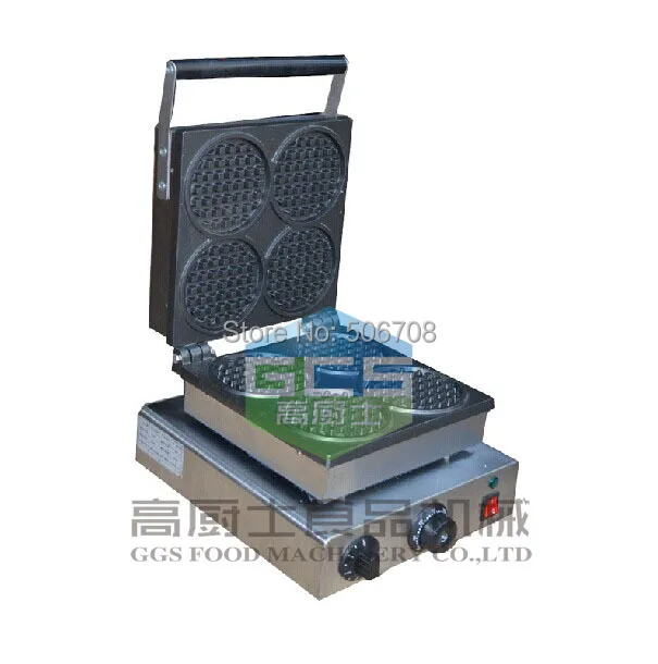 

with recipe electric round cake maker , waffle baker, waffle machine, 4 pcs for one time