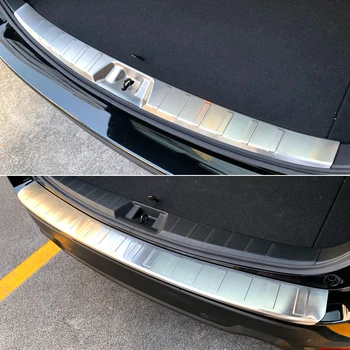 

Inner&Outer Rear Boot Bumper Plate Protector Molding Trim 2pcs Stainless Steel For Subaru Forester 2019