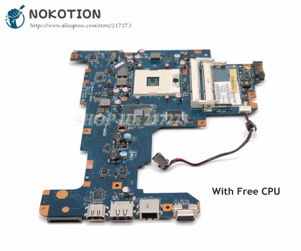 Материнская плата NOKOTION для ноутбука Toshiba Satellite L670 HM55 UMA K000103760|Материнские платы| |