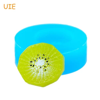 

SYL044U 17.6mm Kiwi Slice Silicone Mold - Fruit Mold Miniature Sweets, Fondant, Cookie Biscuit, Candy, Marshmallow, Resin Mold