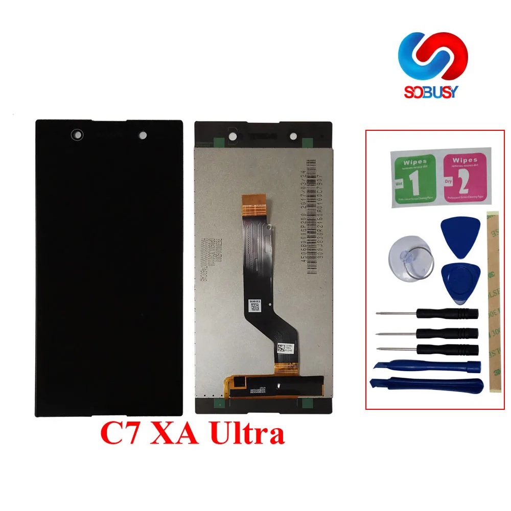 DIsassenble для 6 0 ''Sony Xperia XA1 ультра ЖК дисплей сенсорный экран дигитайзер SONY C7 ecram