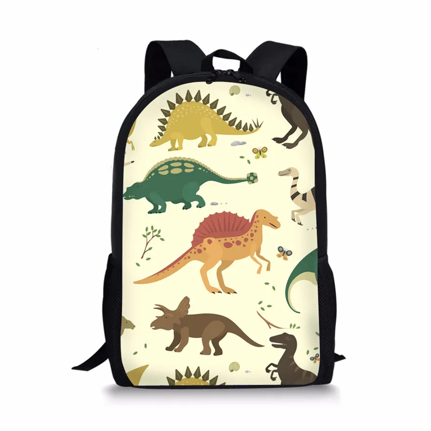 THIKIN детские школьные ранцы для мальчиков 3 шт./компл. школьная сумка с принтом Динозавр Детский рюкзак для начальной школы школьная сумка для студентов сумки для книг - Цвет: YQ3963C