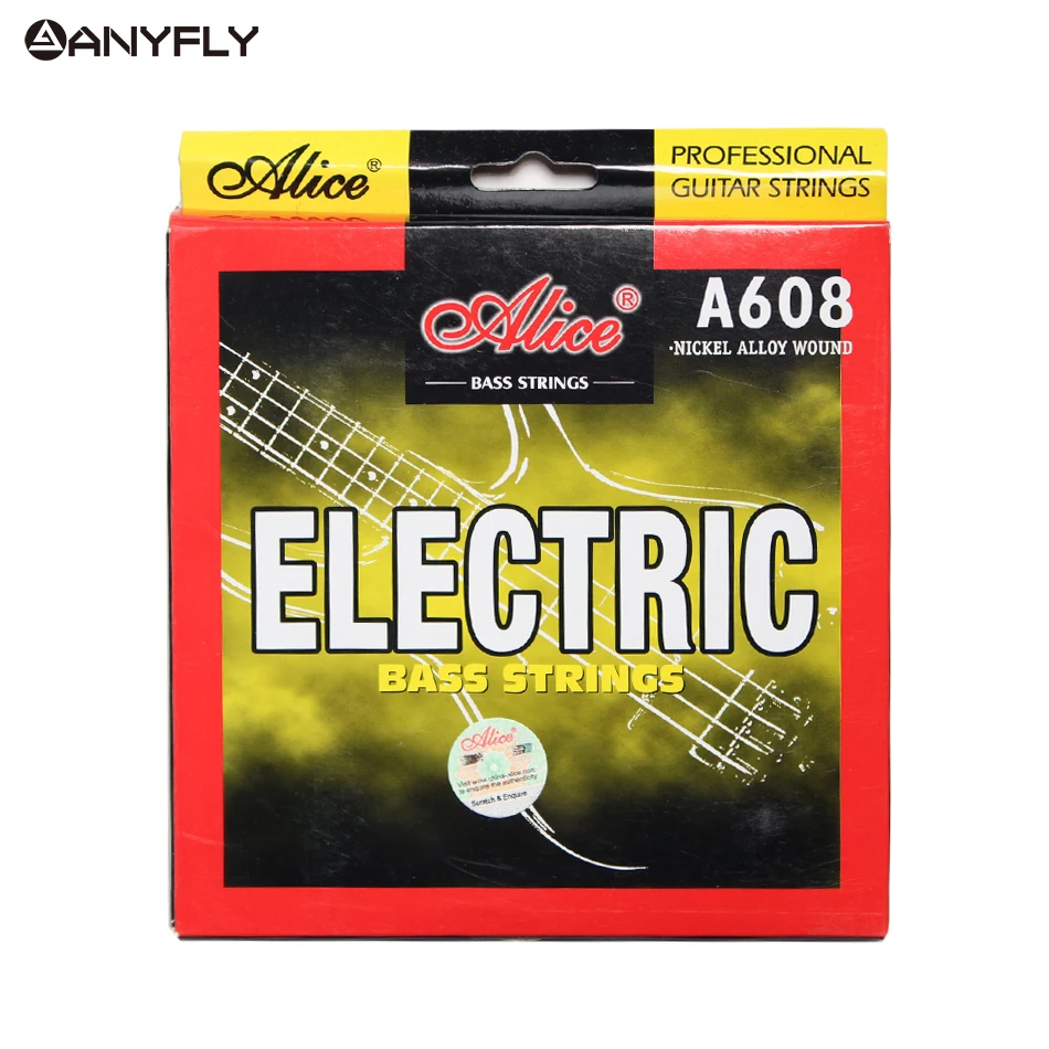 Alice A608 электрическая басовая струна 4 String set шестигранный сердечник из никелевого