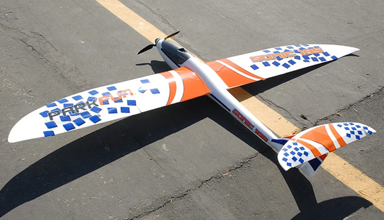 Dynam Glider 1850 мм Sonic RC RTF пропеллер самолет с мотором сервопривода батареи