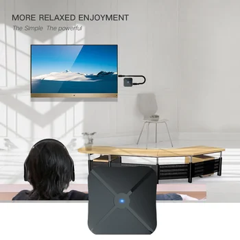 

2 IN 1 Bluetooth 4.2 Receiver and Transmitter Audio with 3.5MM AUX Audio Bluetooth Wireless Adapter for Home TV MP3 PC Bluetooth