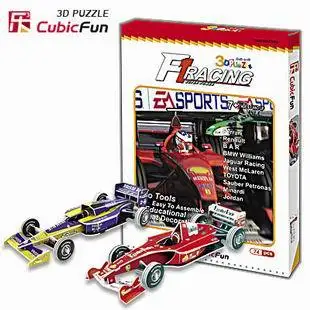

3D models toy paper model F1 automobile race puzzles game toys c019h
