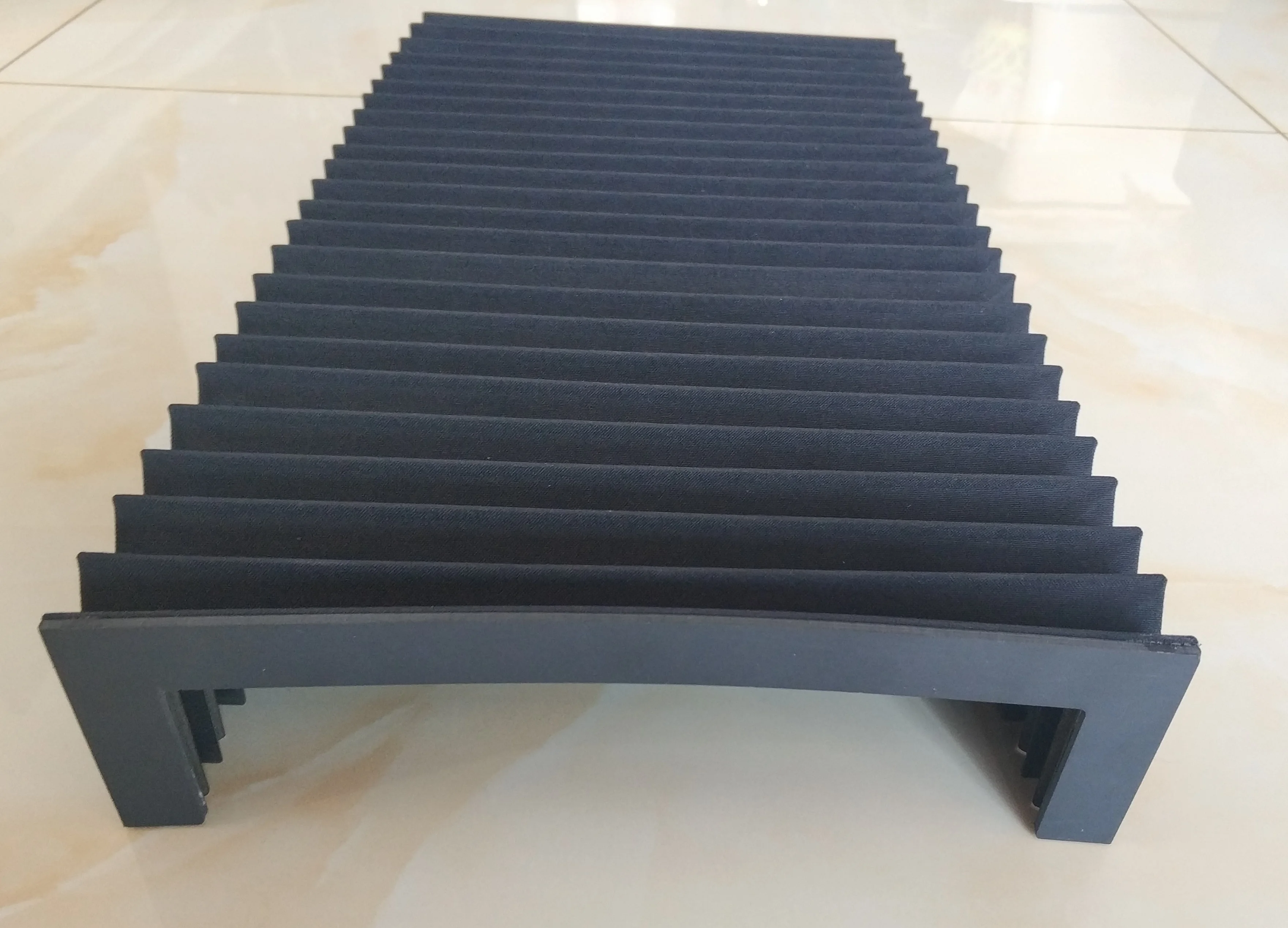 

Fire retardant accordion bellow, defend hot chips milling machine,250x70x600mm