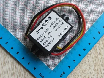 

Free shipping original 1pc DC-DC Car Power 12V to 5V , 24V to 5V, 6A power converter LED Display Power
