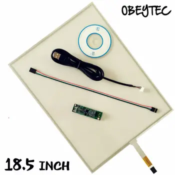 

obeytec 18.5" 4Wire Resistive Touch Screen Panel Kit With USB Controller and Cables,16:9, AA 409x230mm
