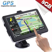 7 Inches Car GPS Navigation Touch Screen 800*480 USB Built-In Polymer Lithium Battery Car GPS Navigation Car Electronics