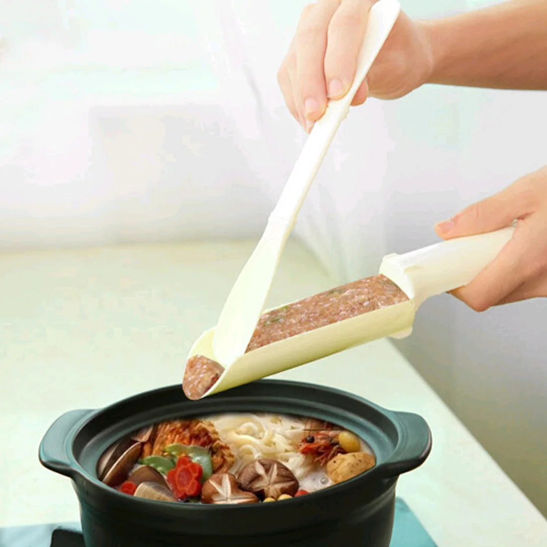 

Pattie Meatball Fish Ball Burger Maker Set Meatball Maker DIY meatball Maker Making Machine Kitchen Tool Cooking Tool