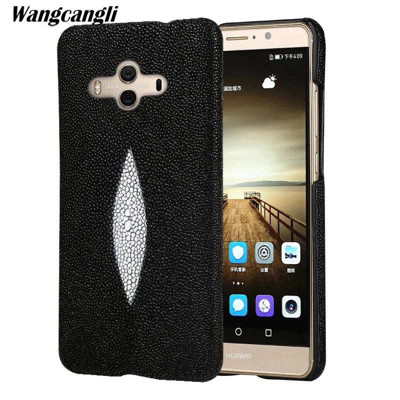 

wangcangli Custom pearl leather phone case For HUAWEI Mate 10 pearl half-pack mobile phone case mobile phone case For HUAWEI P20