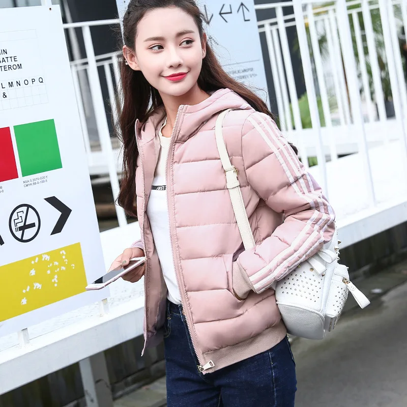 awesome  Autumn Women Jacket Coat Fashion Girls Short Winter Hooded Coat Warm S-3XL Zipper Army Green Long S
