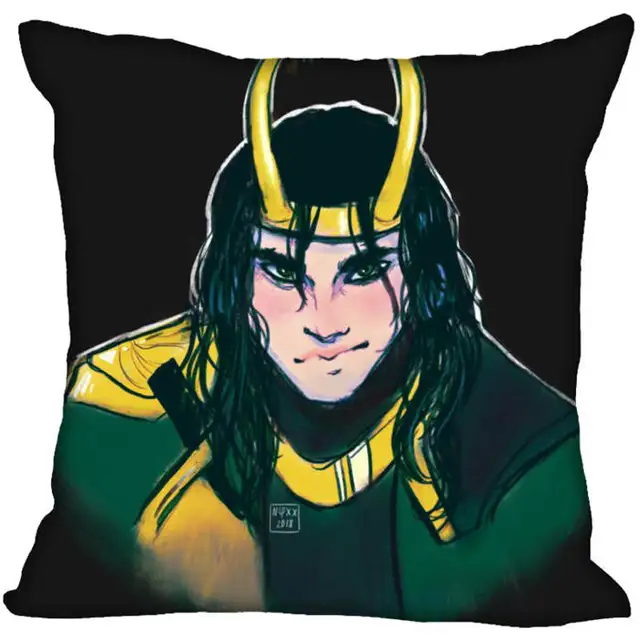 Custom Pillowcase Loki Zipper Pillow Cover 35X35,45X45,60X60cm(Two
