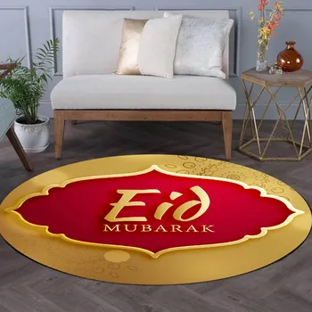 

Muslim Eid Carpet 3D Printed Anti Slip Floor Mat Rugs Home Decor Modern Kitchen Floor Rug