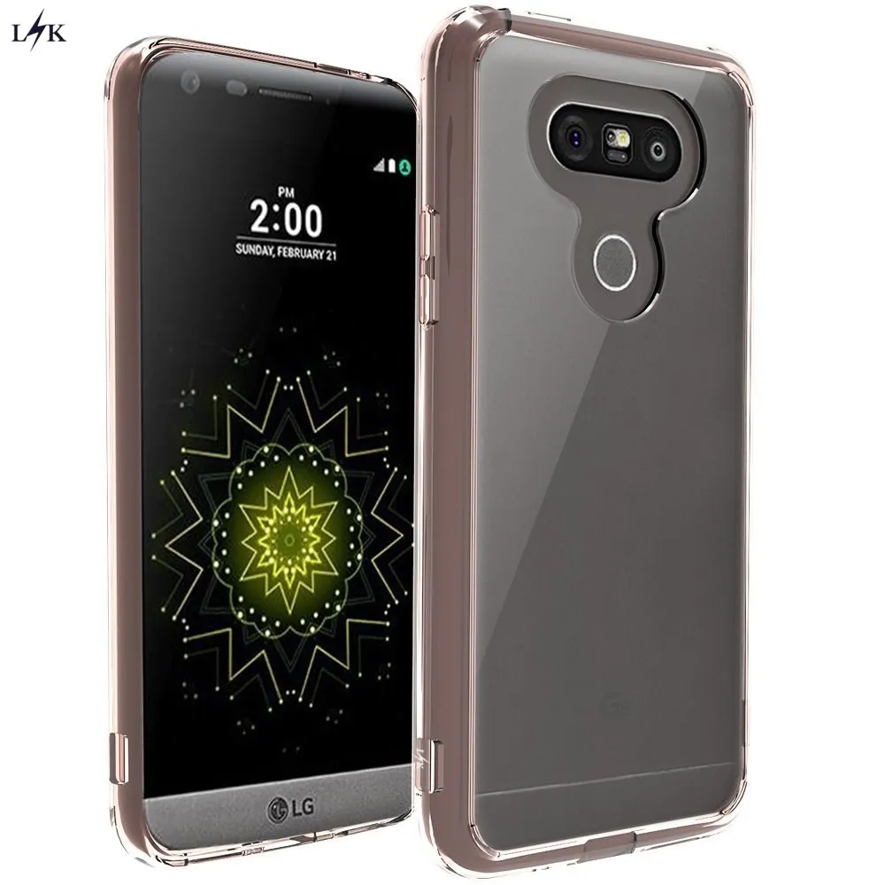 Для LG G5 случае LK [амортизация] Air Hybrid Броня защитник защитный чехол и кристально
