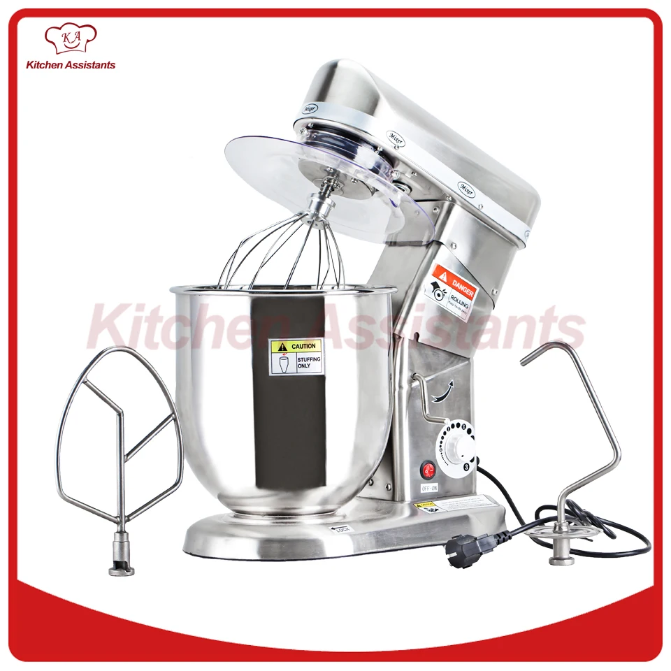 Home use or commercial use 7, 10 Liters electric stand food mixer
