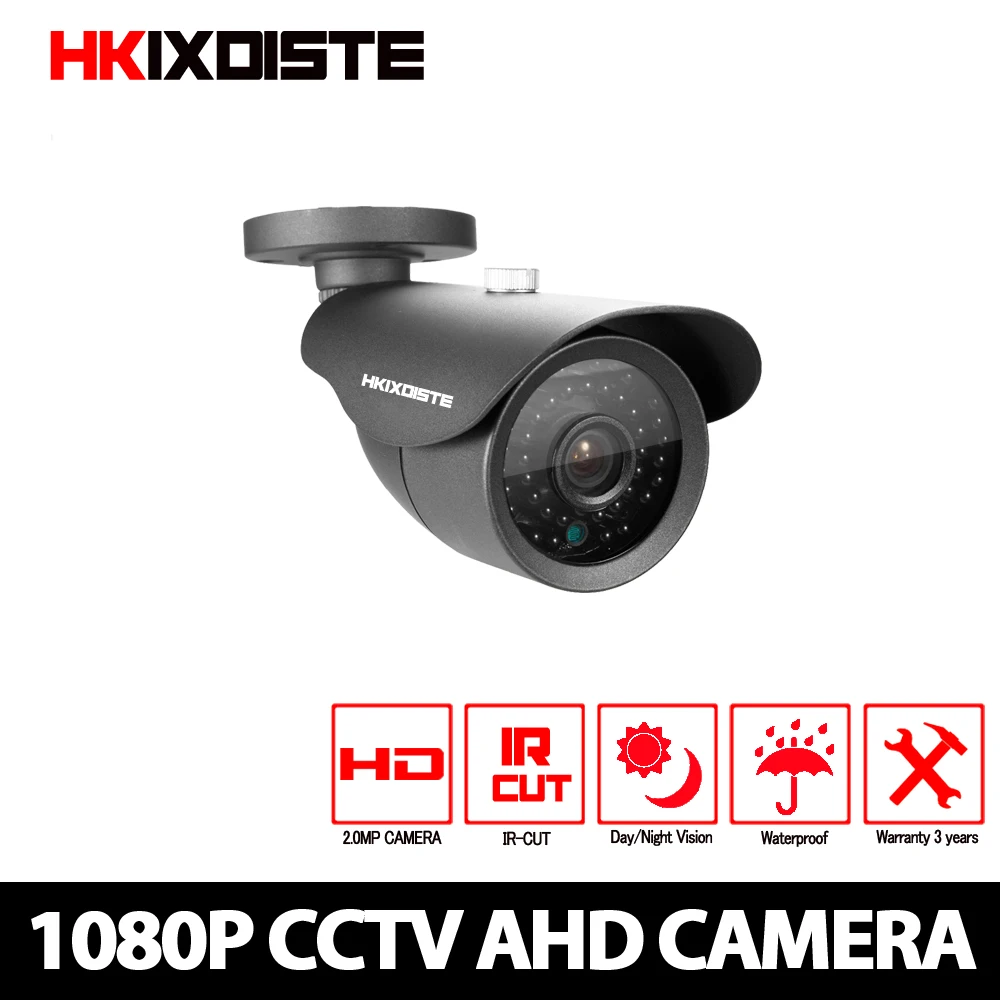 HD аналоговая водостойкая наружная 2MP AHD камера 1080 P CCTV камера ночного видения безопасности Cam IR Cut работа для AHD DVR рекордер